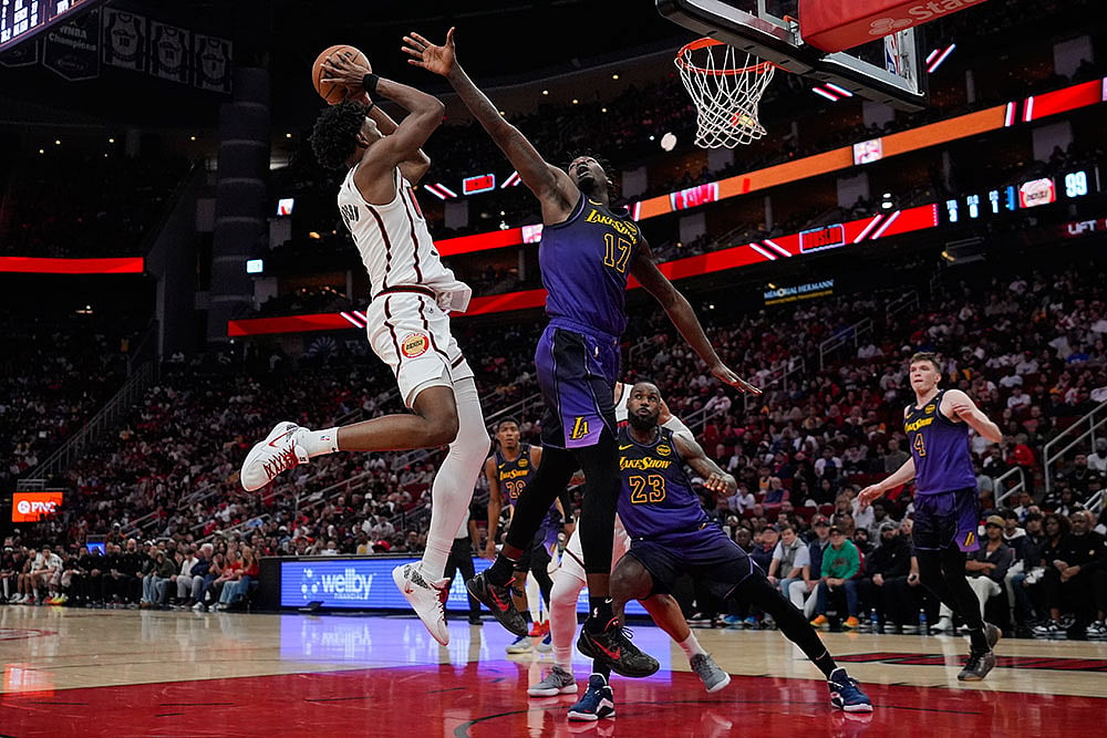 Rockets Lakers Basketball