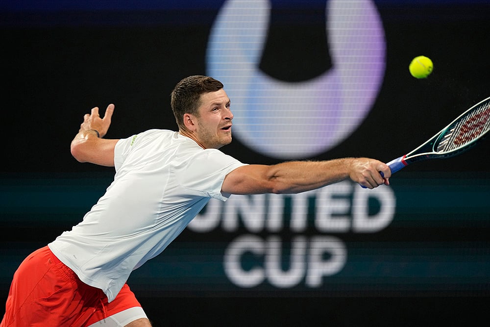 Australia Tennis United Cup USA vs Poland photo gallery: Hubert Hurkacz