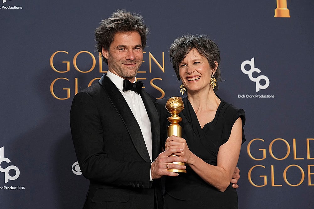 Golden Globes 2025 82nd Golden Globes Award pictures: Clément Ducol and Camille
