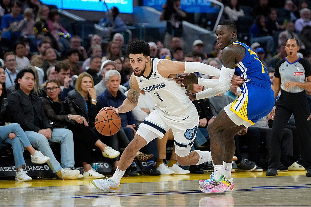 NBA Basketball Memphis Grizzlies vs Golden State Warriors pics: Scotty Pippen Jr