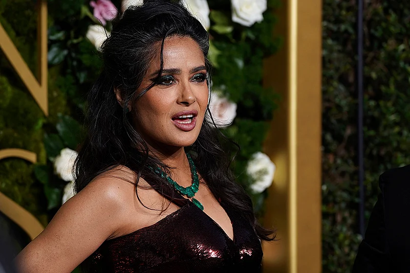 Golden Globes 2025 82nd Golden Globes Award pictures: Salma Hayek
