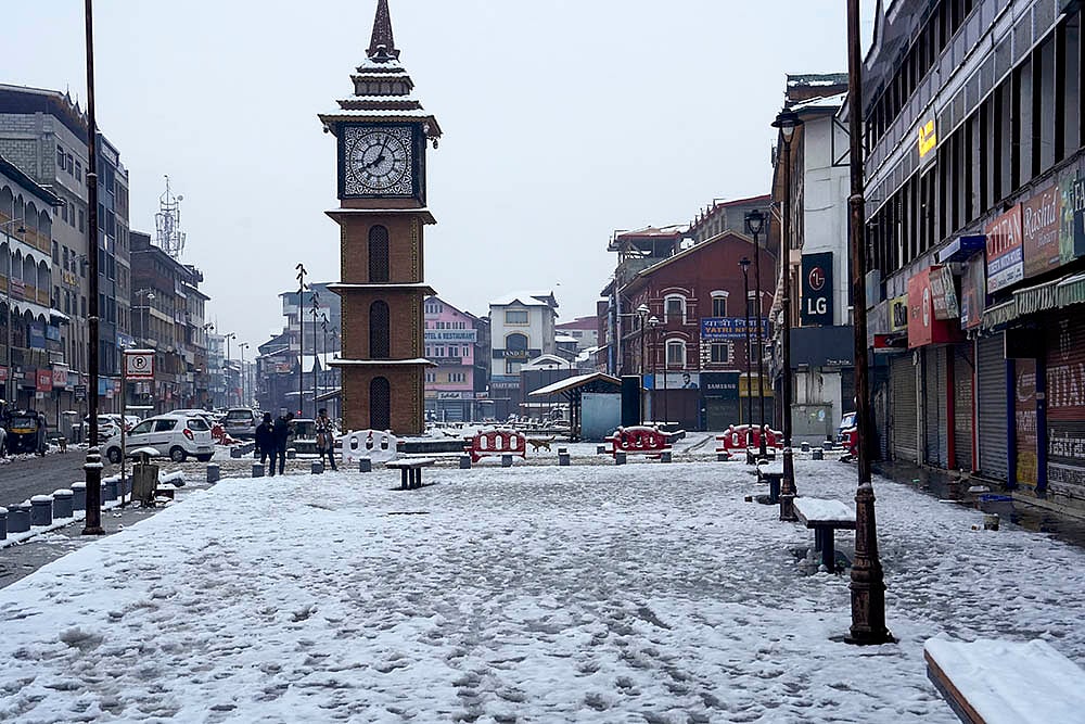 North India weather winter season Cold wave, dense fog photos: 4