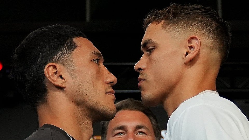 DAZN : Jai Opetaia and David Nyika ahead of their IBF cruiserweight belt fight.