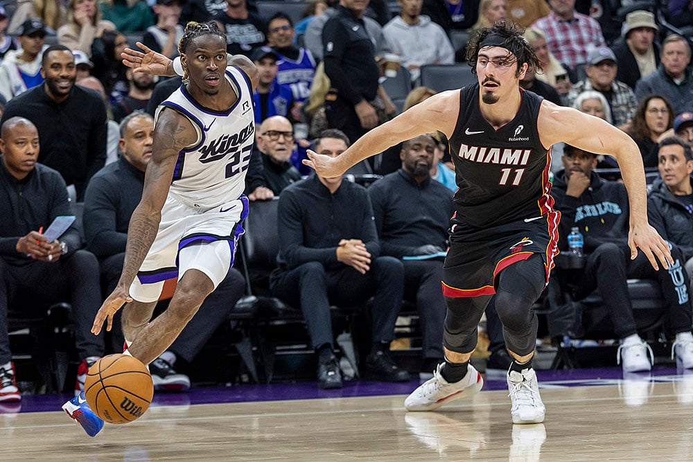 NBA Basketball game Miami Heat vs Sacramento Kings match photo: Keon Ellis