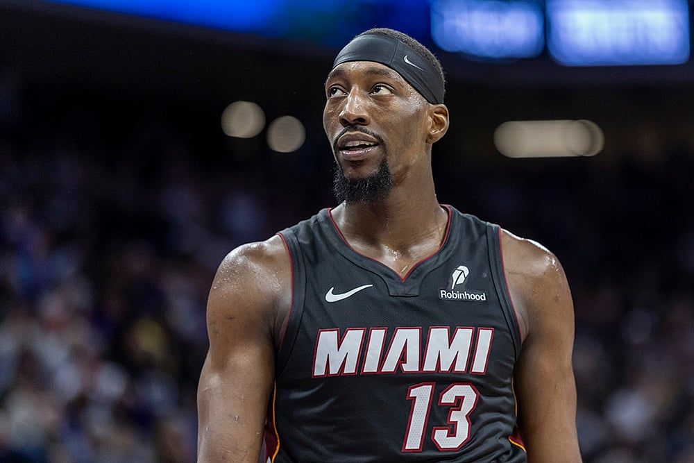 NBA Basketball game Miami Heat vs Sacramento Kings match photo: Bam Adebayo 
