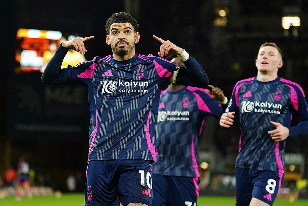 Premier League Soccer Nottingham Forest vs Wolverhampton Wanderers match pics: Morgan Gibbs-White