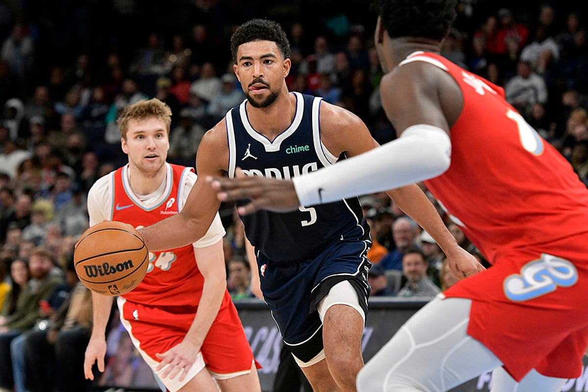 NBA Basketball game Memphis Grizzlies vs Dallas Mavericks match photo: Quentin Grimes