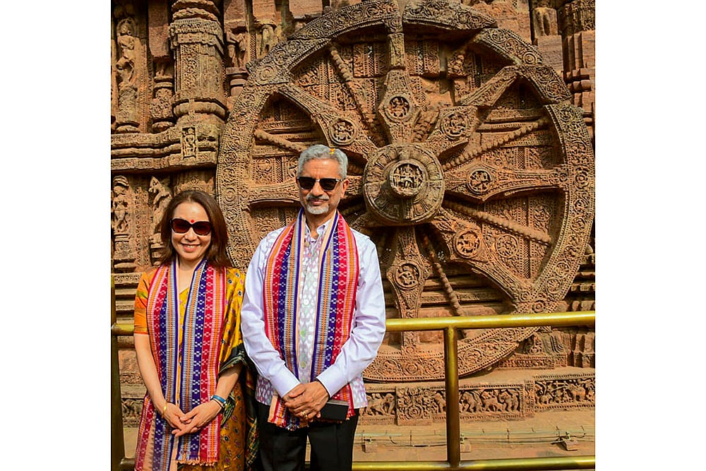 S Jaishankar visits Konark Sun Temple
