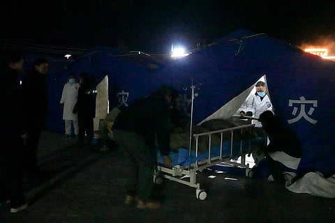 Tibet earthquake aftermath