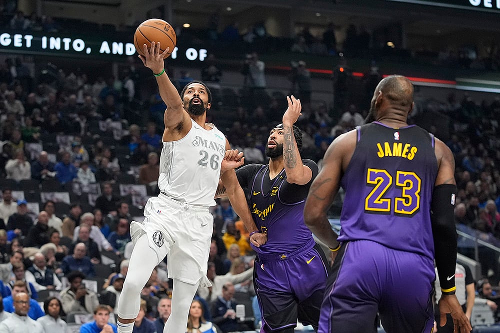 NBA Basketball game Los Angeles Lakers vs Dallas Mavericks photos: P.J. Washington