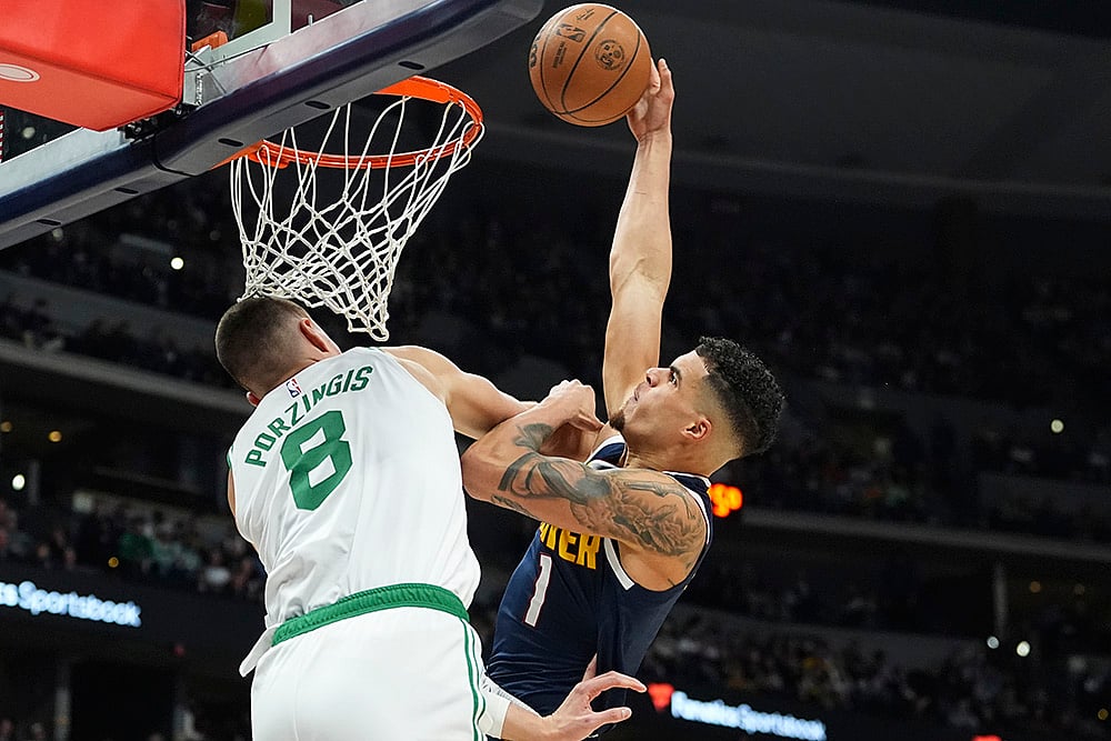 NBA Basketball game Boston Celtics vs Denver Nuggets photos: Michael Porter Jr