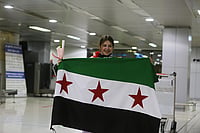 The Day Hope Returned To Syria Getty Images : Relatives welcome Syrians returning from abroad at Damascus International Airport, where the first international flight landed on December 18