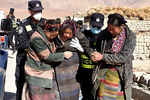Afternath of Tibet earthquake