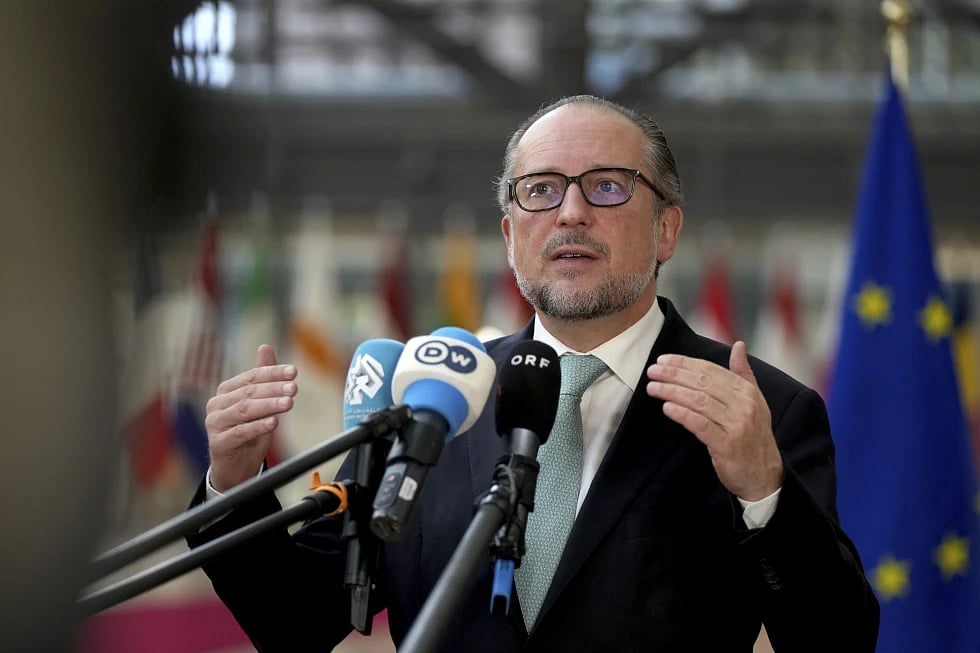AP : Austrian Foreign Minister Alexander Schallenberg