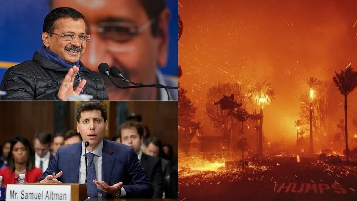 AP/PTI : News Wrap: AAP Chief Arvind Kejriwal, Open AI CEO Sam Altman, Wildfire in Los Angeles