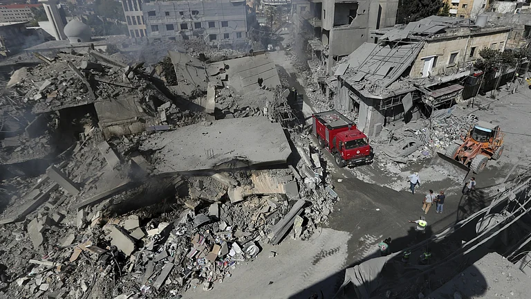 Israeli strikes have killed 50,000+ Palestinians and injured 120,000 + in Gaza since October 2023. (for representative purposes only) - AP