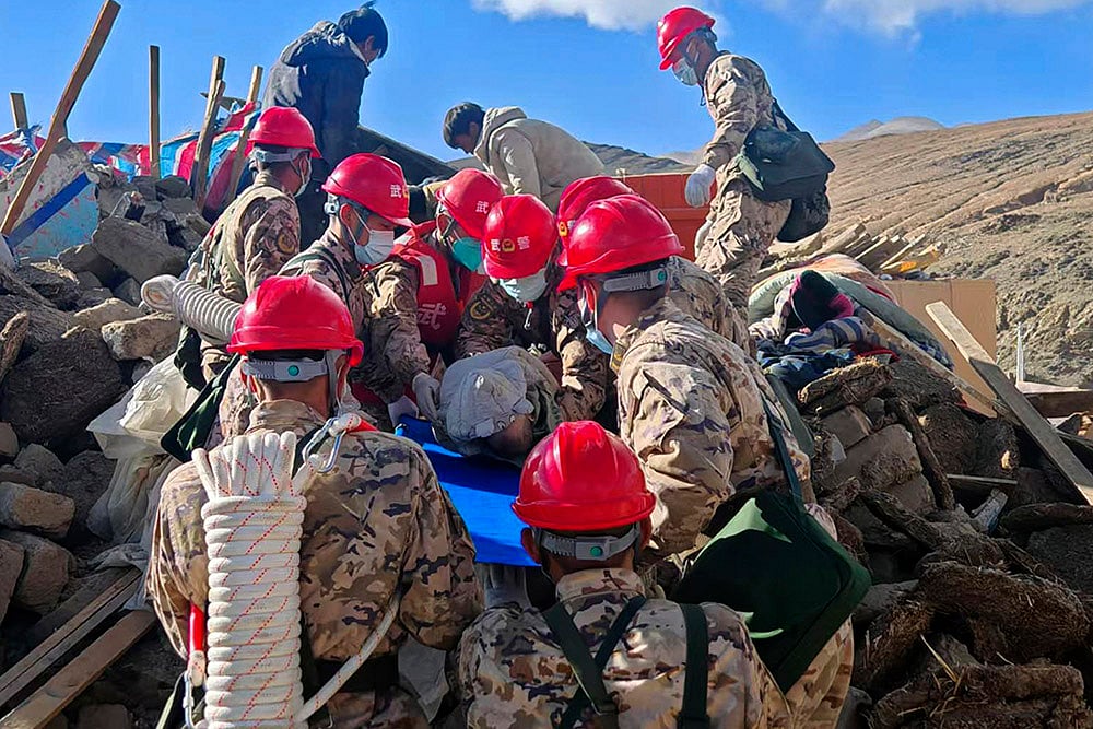 Aftermath of 7.1-Magnitude earthquake in China’s Tibet and Nepals Kathmandu pics: 7