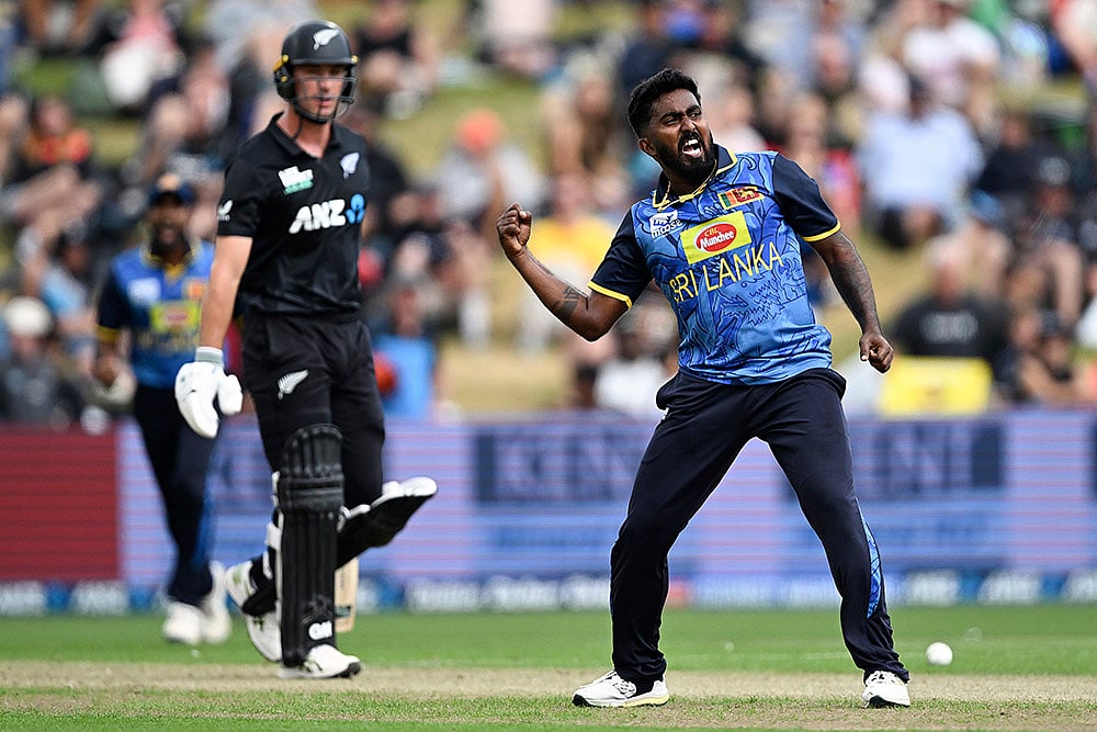 New Zealand Vs Sri Lanka Cricket NZ vs SL 2nd ODI at Hamilton photos: Asitha Fernando