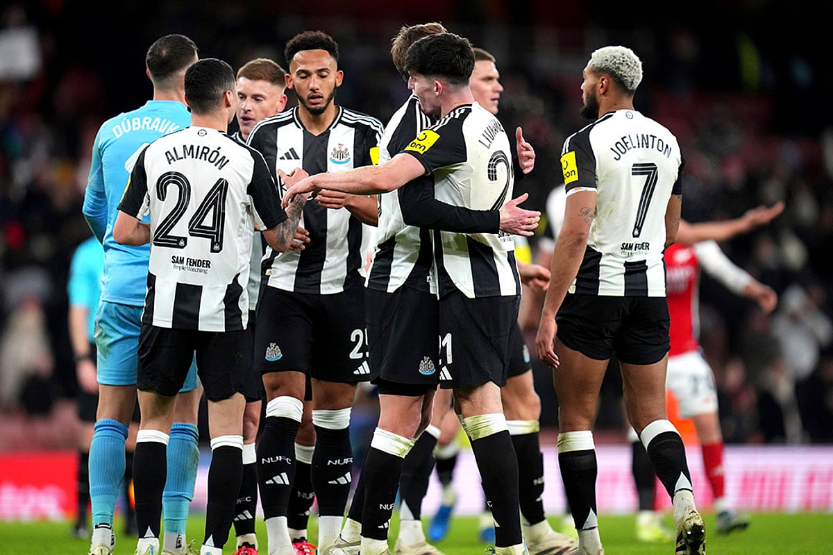 EFL Cup Semi final first-leg Arsenal Vs Newcastle United soccer match photo gallery