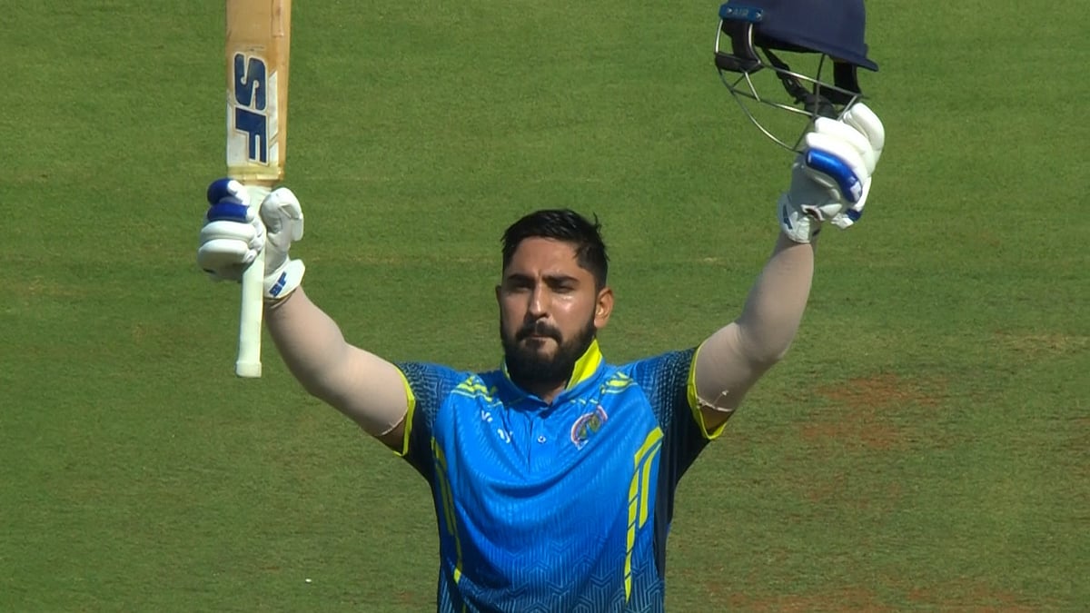 X | BCCI Domestic  : Rajasthan Vijay Hazare Trophy match. 