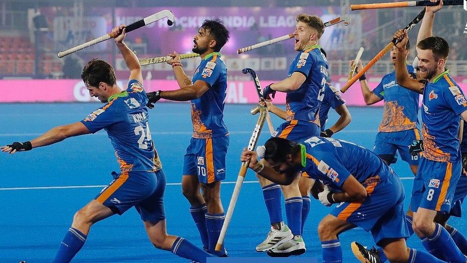 X/ @HockeyIndiaLeag : Vedanta Kalinga Lancers
win 2 - 1 against Team Gonasika, Hockey India League 2024–25.
