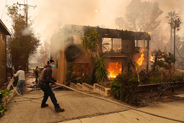 Anthony Hopkins, Paris Hilton, Billy Crystal, and Adam Brody have lost their homes in the devastating LA wildfires. - | Photo: AP/Chris Pizzello