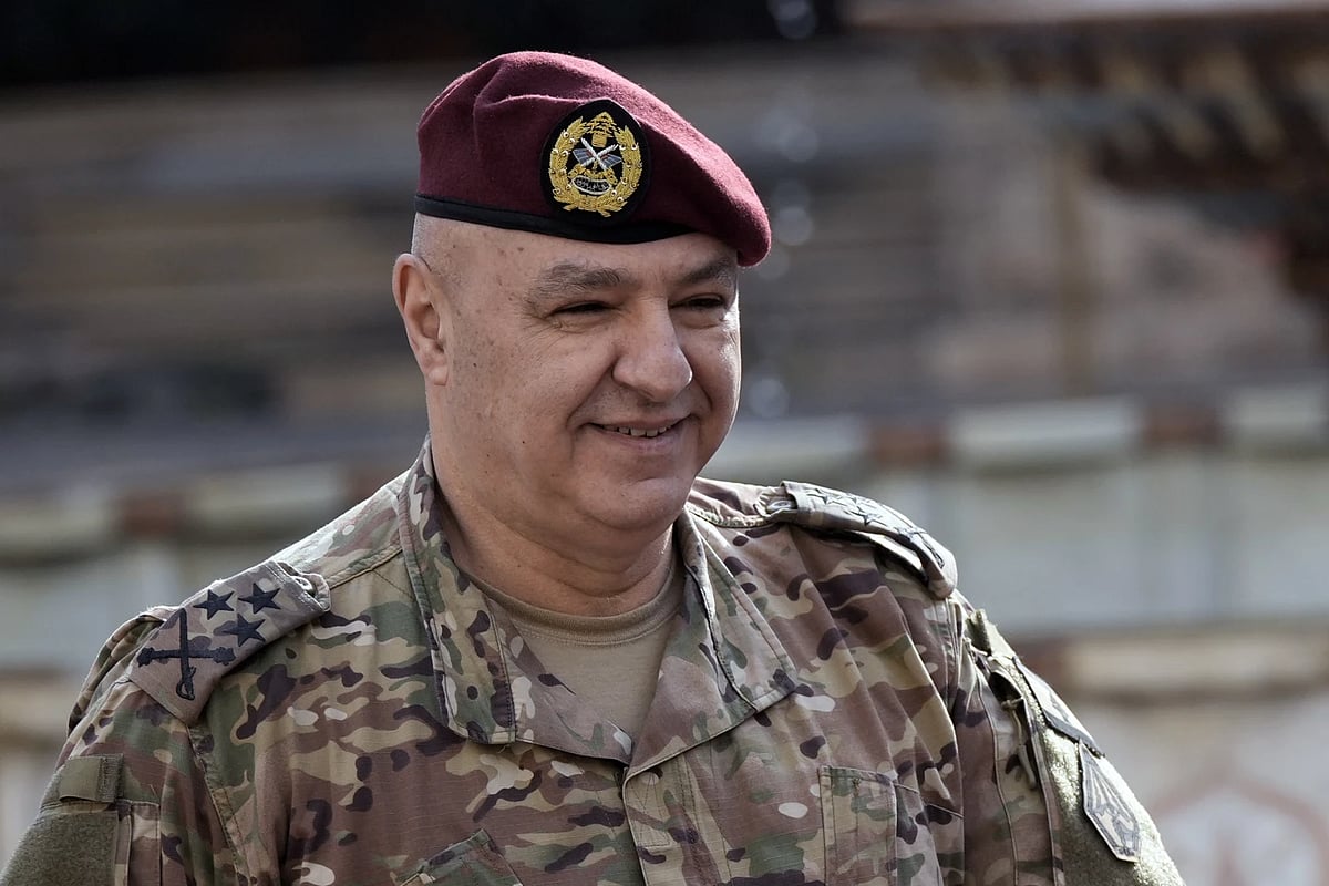 AP : Lebanese army commander Joseph Aoun becomes President