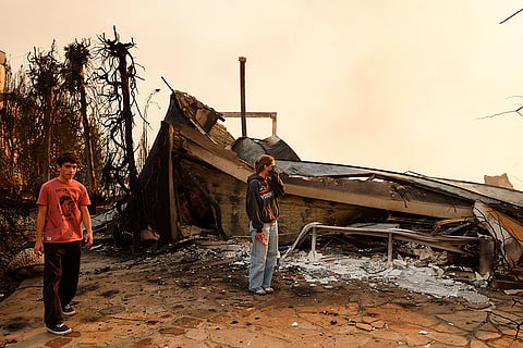 Palisades Fire in California's Malibu