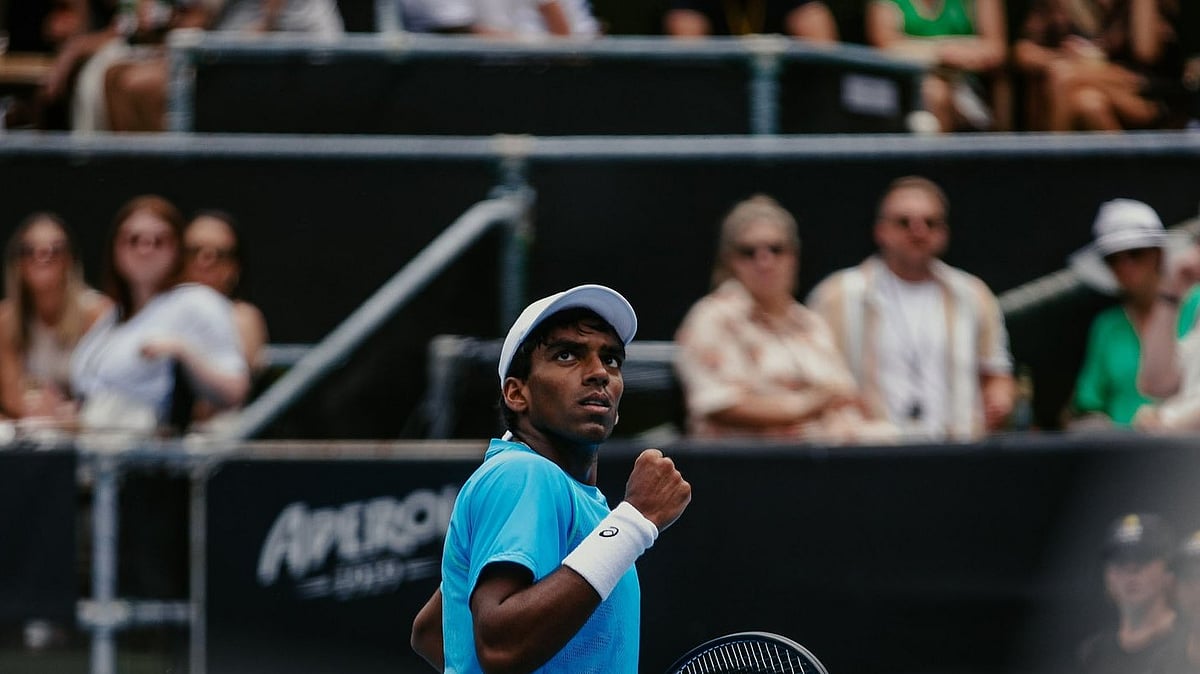 X|ASBClassic : File image of Nishesh Basavareddy in action in Auckland.