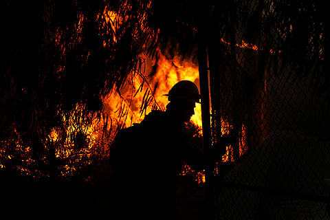 Kenneth Fire in Los Angeles. 