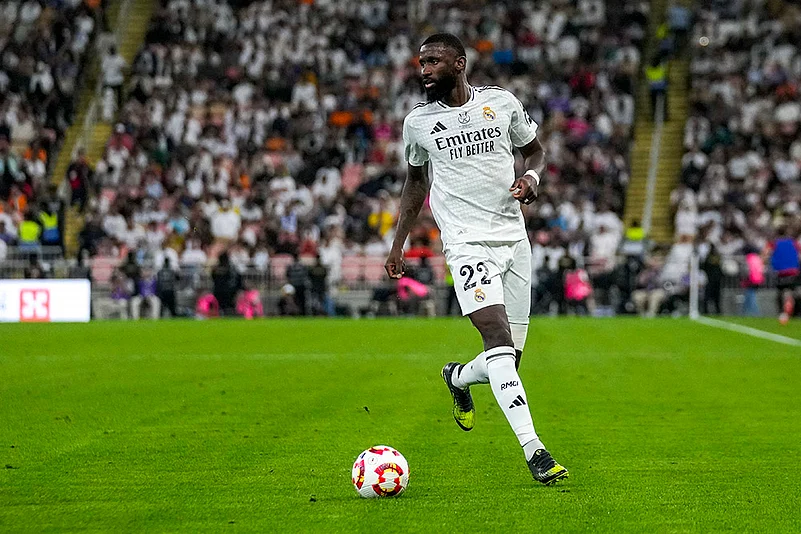 Real Madrid vs Mallorca Spanish Super Cup semifinal match in Saudi photo: Antonio Rudiger