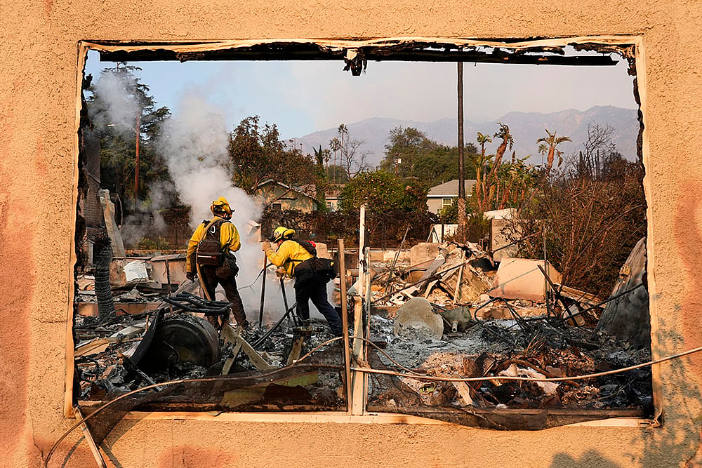 Climate change Wildfire season in the US California Wildfires: Eaton Fire 