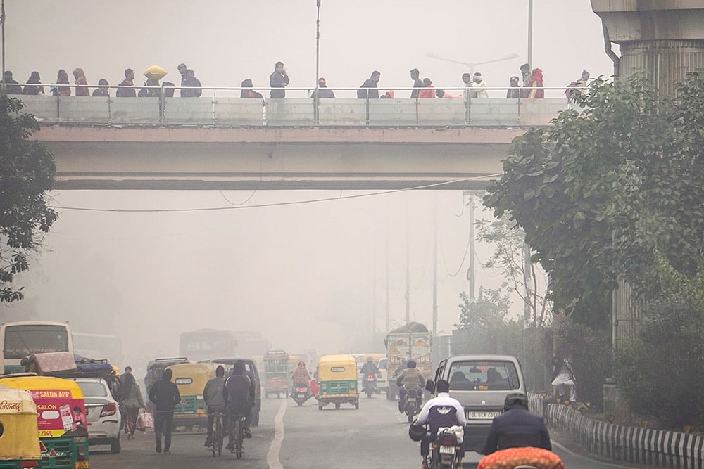 North India Weather Fog in Delhi photo: 9