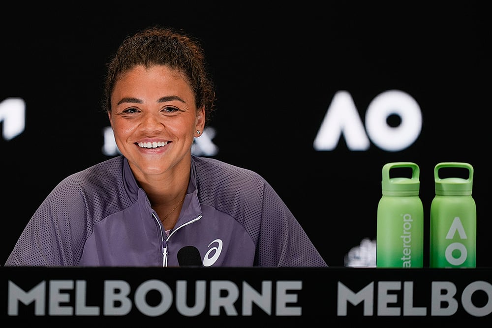 Australian Open tennis championship press conference in Melbourne: Jasmine Paolini