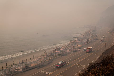 Palisades Fire in Malibu
