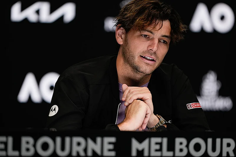 Australian Open tennis championship press conference in Melbourne: Taylor Fritz