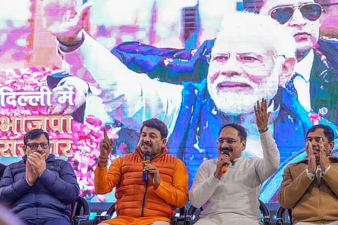 BJP launches song for Delhi Assembly polls