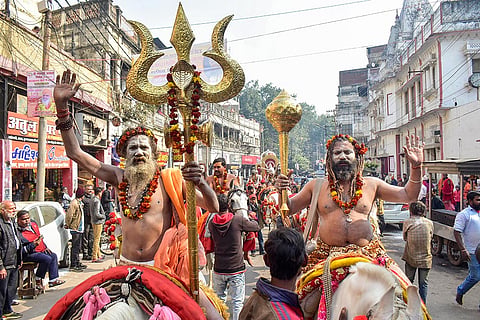 Chanvi pravesh ahead of Maha Kumbh Mela