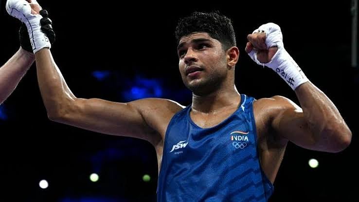 Photo: File : Indian boxer Nishant Dev.