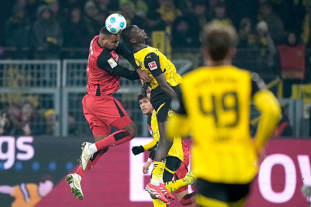 Bundesliga Soccer Match: Borussia Dortmund vs Bayer Leverkusen
