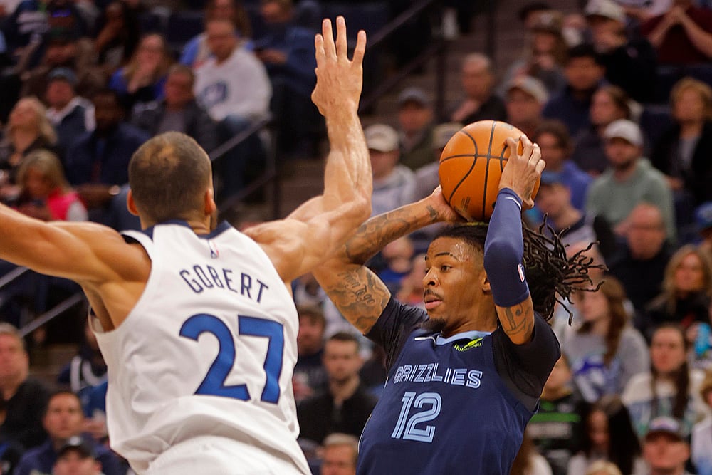 NBA Basketball game Memphis Grizzlies vs Minnesota Timberwolves match photo: 