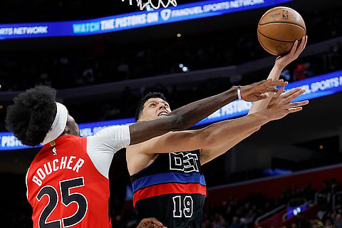 NBA 2024-25: Pistons forward Simone Fontecchio (19) goes to the basket