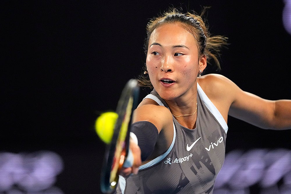 Australian Open tennis Championship Zheng Qinwen Vs Anca Todoni photo: 6