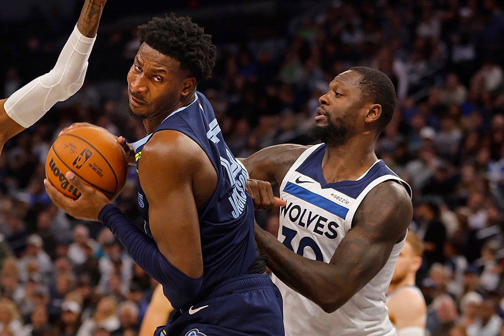NBA Basketball game Memphis Grizzlies vs Minnesota Timberwolves match photo: Jaren Jackson