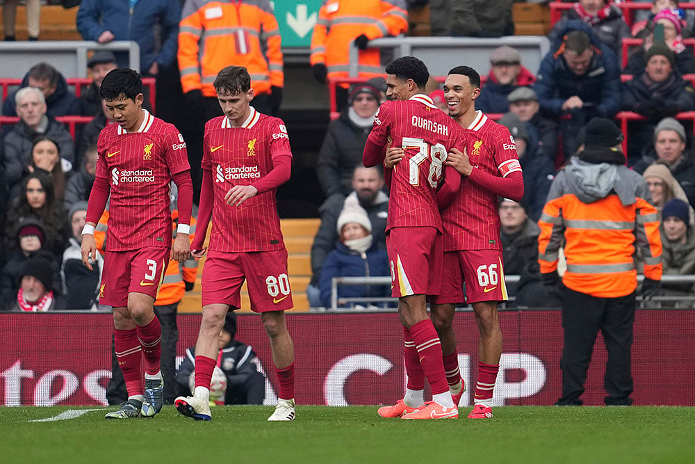 FA Cup soccer Third Round match Liverpool and Accrington Stanley: Trent Alexander-Arnold