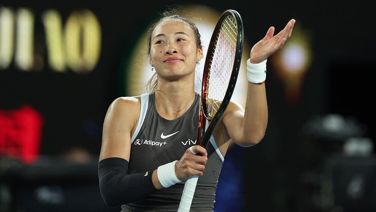 Qinwen Zheng won her Australian Open first-round match