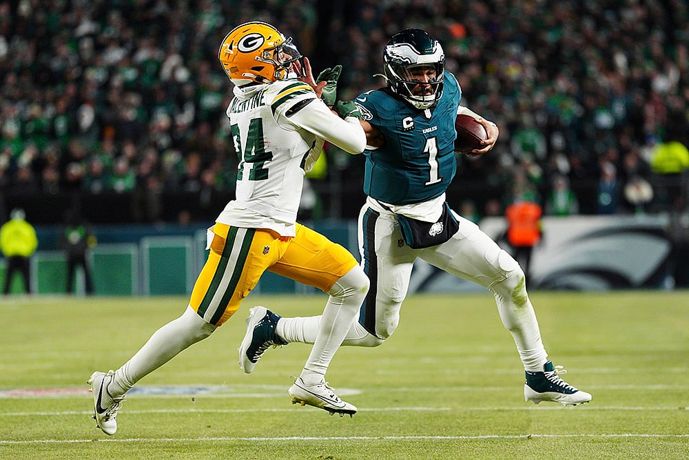 NFL Play-off match Green Bay Packers vs Philadelphia Eagles Photo- Jalen Hurts