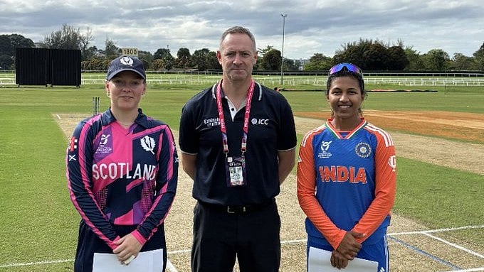 X/CricketScotland : India vs Scotland Women's U-19 T20 World Cup