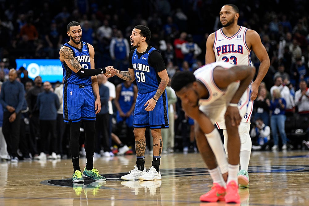 NBA 2024-25 basketball Orlando Magic vs Philadelphia 76ers pics: Trevelin Queen