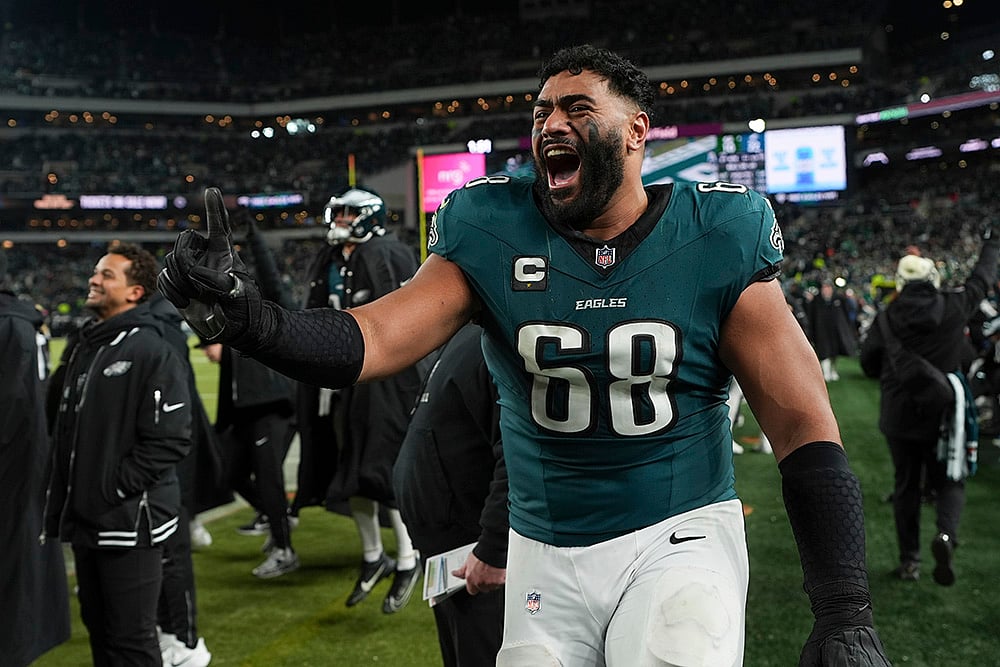 NFL Play-off match Green Bay Packers vs Philadelphia Eagles Photo-Jordan Mailata